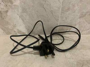 Figure 8 Black Lead Cable UK Plug 2m - Afbeelding 1 van 4