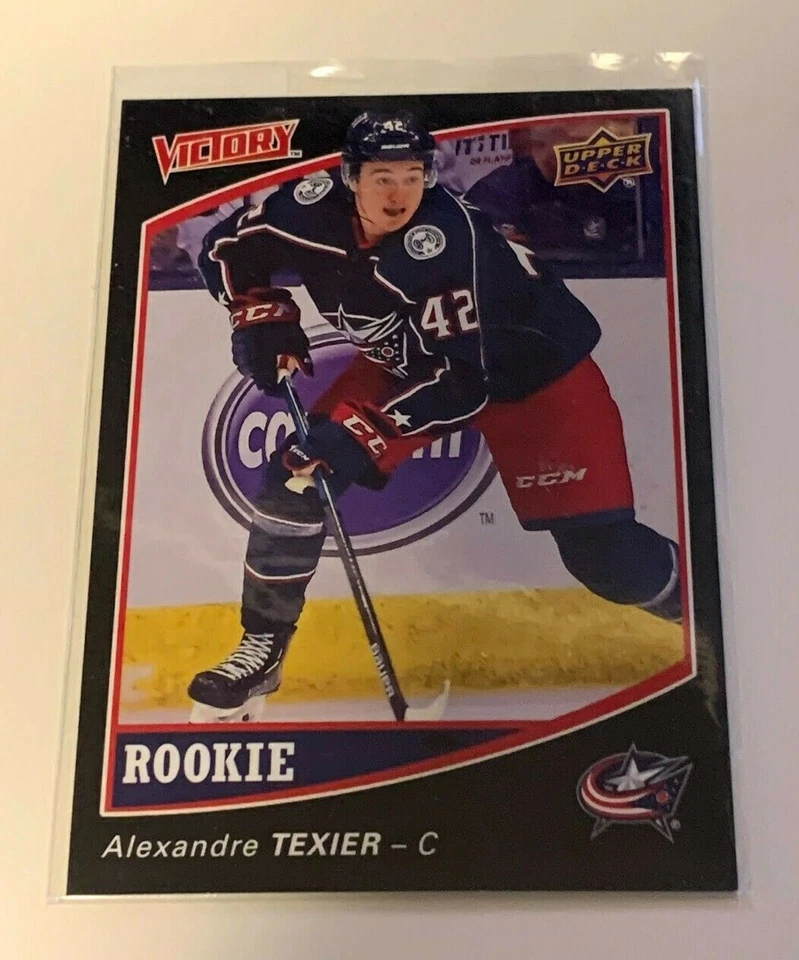 2019 Upper Deck Fall Promotion Victory Rookies Black Alexandre Texier Rookie V-5 - Image 1 of 1