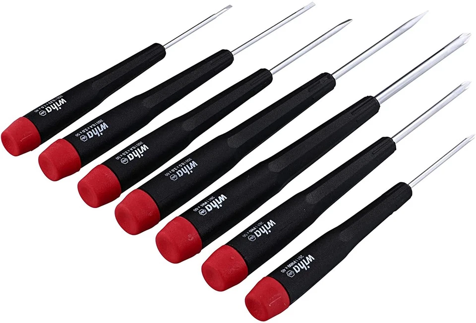Wiha Precision Slotted and Phillips Screwdriver Set 7 Piece for Phone, Computer  - image 1 of 4