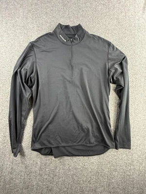 Sugoi Cycling Pullover Mens XL 1/4 Zip Black Long Sleeve Bike Running Shirt  - Image 1 of 4