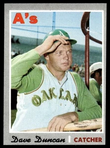 1970 Topps Dave Duncan Oakland Athletics #678 Set Break - Picture 1 of 2