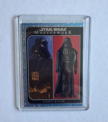 2021 Star Wars Masterwork Out of the Box Rainbow Foil 232/299 Darth Vader 0b3o - Image 1 of 2