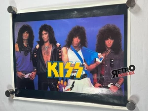 KISS - ANIMALIZE 1985 Poster 22x17” (Rare Size) Band Eric Carr Gene Simmons Army - Picture 1 of 3