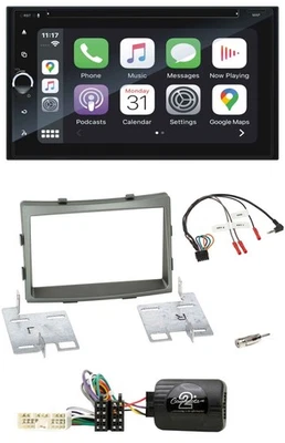 Blaupunkt 2DIN Bluetooth DAB USB DVD Lenkrad Autoradio für SSangYong Rodius ab 2 - Bild 1 von 4