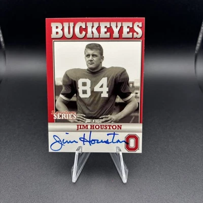 2004 TK Legacy Ohio State Buckeyes - Signature Series Jim Houston #B28 Auto OSU - Image 1 of 2