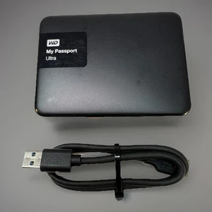 WD My Passport Ultra 1TB External Hard Drive – Tested & Working – USB 3.0 Cable - Picture 1 of 4