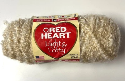 Red Heart Light & Lofty Yarn 6 oz. #9334 Cafe Au Lait Discontinued - Image 1 of 4