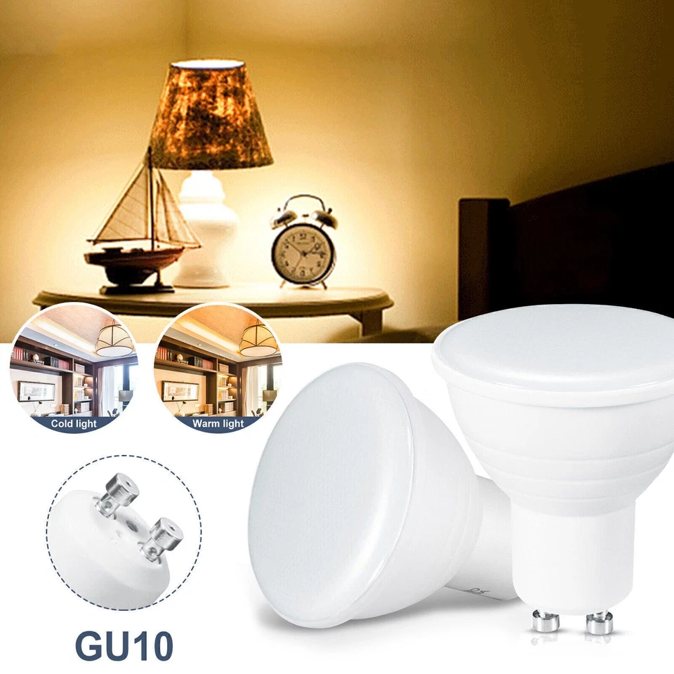 1-10X GU10 220V LED Globe Bulb Light Spotlight Lamp DownLight Beam Bright Angle - image 1 of 4