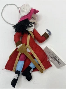 Handwerker handgefertigt Ornament Filz Seide Straße Basar 7" Kapitän Haken Neu mit Etikett - Bild 1 von 11