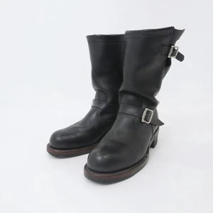 Chippewa Boots 27899 Black Leather Men's 9.5(25.5cm) Used - Picture 1 of 12
