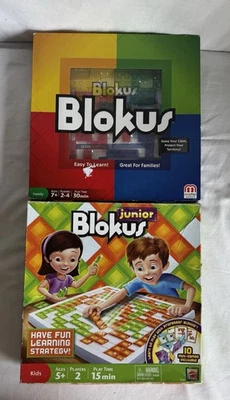 Lote de 2 Juegos de Estrategia - Blokus Regular y Blokus Junior Dos Jugadores Completo Foto 1 de 3