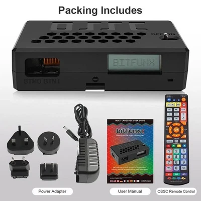 BITFUNX OSSC V1.8 -Scart to HDMI upscaler - Open Source scan Converter 19