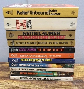 Keith Laumer Retief Series Vintage Paperbacks Lot Of 11 70s & 80s - Picture 1 of 18