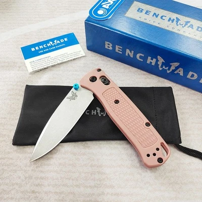 Navaja de bolsillo Benchmade Bugout 535-Personalizada con mango brillante alpino CPM-S30V AXIS® Lock Foto 1 de 4