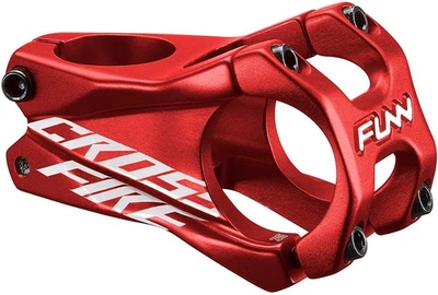 Крепление Crossfire 35 мм зажим 50 мм красный сплав для горного велосипеда или велосипеда BMX легкое - Изображение 1 из 4