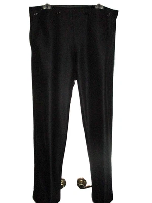 Pantalones con solapa de botones Amish vintage hechos a mano pantalones Amish caseros 44" con 29L Foto 1 de 4