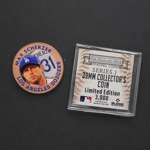 2021 Highland Mint MLB Max Scherzer Bronze 39mm /3.000 - Bild 1 von 2
