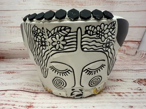 Mosaic Artisan Crafted ~ Garden Planter Container ~ Whimsical! - Picture 1 of 10