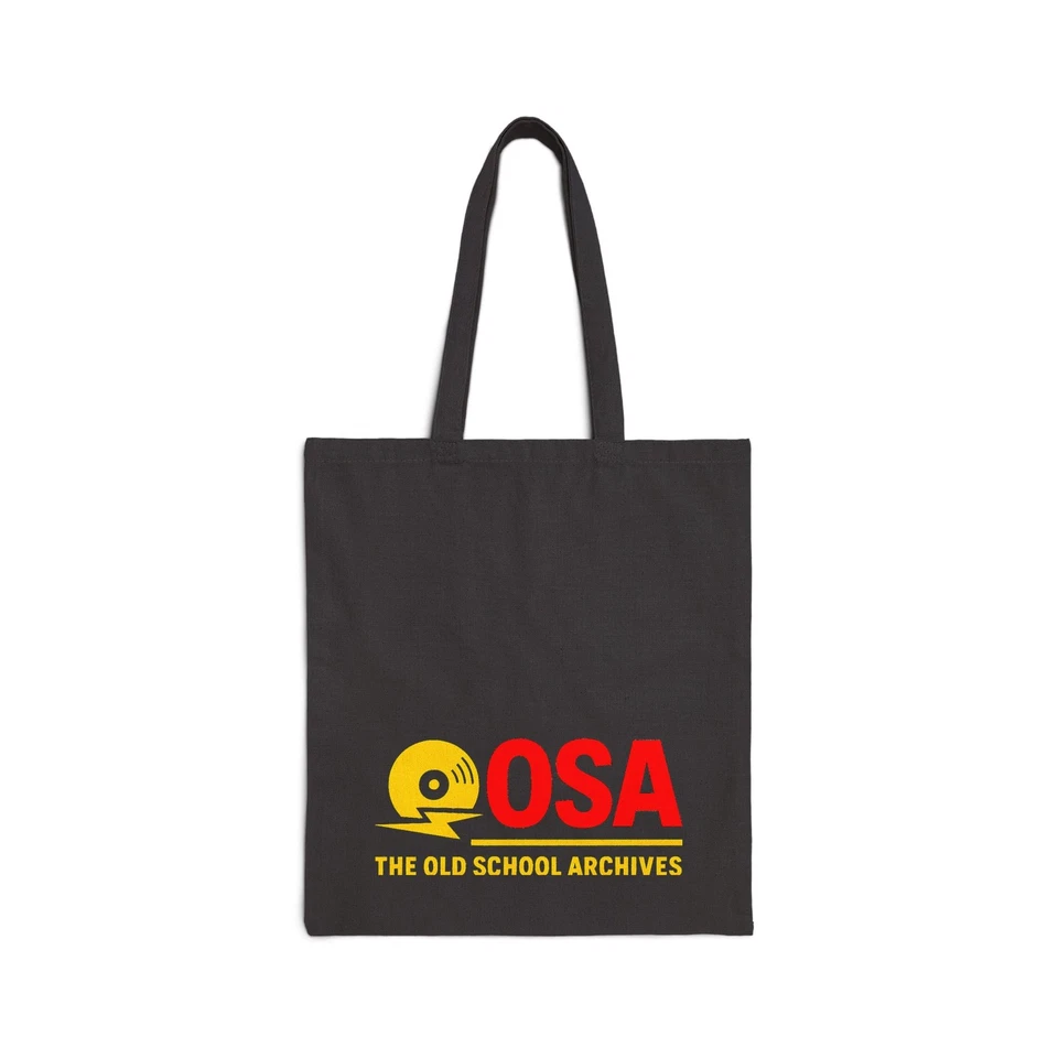 The Old-School Archives Canvas Vinyl Record Shopping Bag Lightning Logo - Image 1 of 1