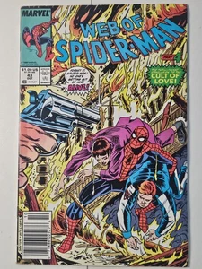 Web Of Spider-Man #43 Mark Jewelers Variant FN+ to VF - Picture 1 of 7