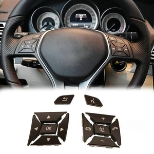 Brown Steering Wheel Switch Buttons For Mercedes W204 W212 C200 E260 E320 GLK260 - Bild 1 von 12