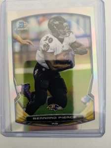 2014 Bowman Chrome Refractor - BERNARD PIERCE #48 - BALTIMORE RAVENS 🏈 - Bild 1 von 1