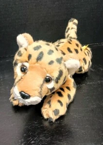 Aurora Miyoni Plush Cheetah Leopard Cub Baby Realistic 12" - Picture 1 of 8