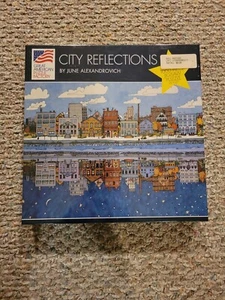 The Great American Puzzle Company City Reflections 1000 PC versiegelt JS Puzzle Neu in versiegelter Verpackung - Bild 1 von 12