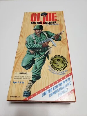GI Joe ACTION SOLDIER WWII 50º aniversário edição limitada novo na caixa lacrado de fábrica - Imagem 1 de 4