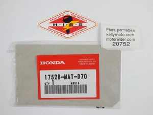 OEM HONDA 2009 CBR1000R MARK H.I.S.S CAUTION LABEL DECAL STICKER 17528-MAT-D70 - Zdjęcie 1 z 1