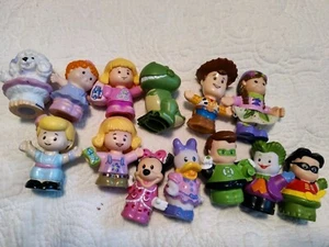 13 Fisher Price Little People Minnie Daisy Joker Robin Green Lantern Woody+ - Picture 1 of 11