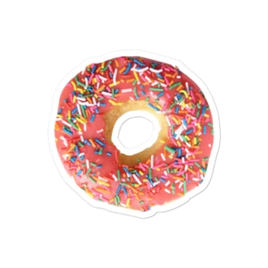 Sprinkle Donut Vinyl Sticker Decal - Picture 1 of 4