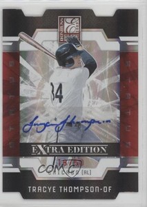2009 Donruss Elite Extra Edition Status Signatures /50 Trayce Thompson #35 Auto