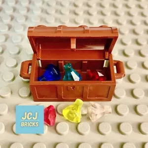 LEGO Pacchetto Diamanti Scagno del Tesoro e Gioiello marrone - Pirata del Castello 4738 30153 - Foto 1 di 8