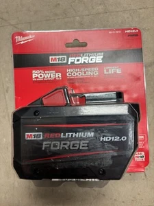 Milwaukee M18 FORGE HD12.0 Lithium 12 Amp Battery New - 48-11-1813 SEALED - Picture 1 of 1