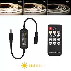 LED Strip Dimmer Remote Control Switch Controller For 12V 24V LED Lighting - Picture 1 of 6