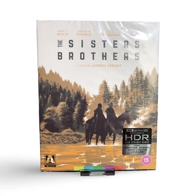 Arrow Video THE SISTERS BROTHERS 4K UHD Blu-ray Limited Edition Slipcover Sealed