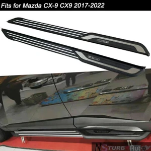 Fixed Door Side Step Fits for Mazda CX-9 CX9 2017-2024 Running Board Nerf Bars - Picture 1 of 5