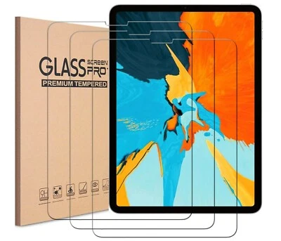 3-Pack Tempered Glass Screen Protector For Apple iPad Pro 11 inch 2022 Model M2 - Image 1 of 3