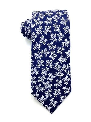 Corbata clásica ajustada floral azul de seda 57 X 2,5 pulgadas $120 Bar Iii para hombre Foto 1 de 2