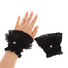 1Pair Nail Photo Glove Nail Art Lace Fake Pleated Cuff Manicure Pr Hf