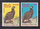 (Pakistan)1975 Sc 387/8 Bird,Set Mh,Toned    T2283