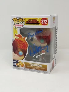 David Matranga My Hero Academia Todoroki #372 Signed Funko Pop JSA Certified Aut - Picture 1 of 7