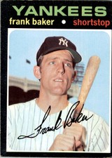 1971 TOPPS FRANK BAKER RC NEW YORK YANKEES #213 NICE*