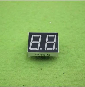 5 STCK. 0,56 Zoll 2 Ziffern Rot LED Display 7 Segment Gemeinsame Kathode GUTE QUALITÄT - Bild 1 von 1