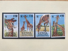 Kenya 1989 Set WWF Giraffes Mint