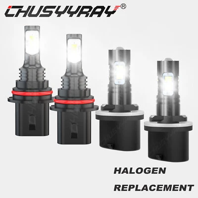 Para Dodge Dakota 1997-2000 4x 9007 Faro LED + 880 Kit Faros Antiniebla Bombillas 6000K Foto 1 de 4