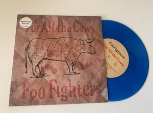 Foo Fighters – For All The Cows / Wattershed 7" Blue Vinyl Single 1995 - Picture 1 of 1
