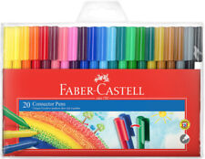 Faber-Castell 11200A 20 Connector Felt Tip Pens