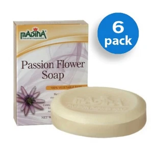 Madina PASSION FLOWER SOAP Scented 3.5oz Skin Softener Moisturizer (6 Bars) - Picture 1 of 1